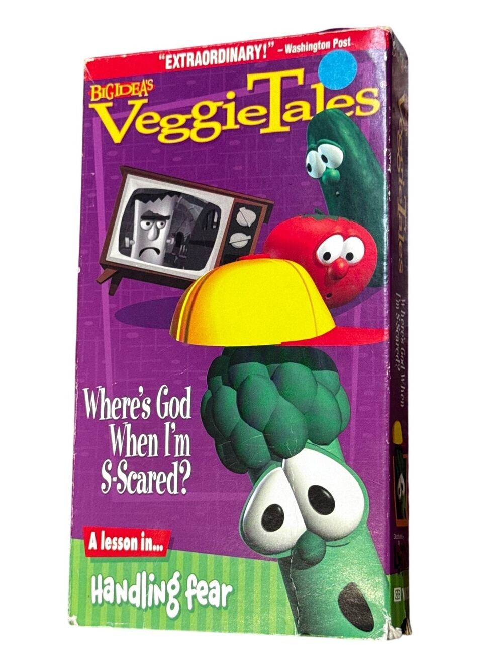 Veggie Tales VHS - Where's God When I'm Scared? Handling Fear 1993